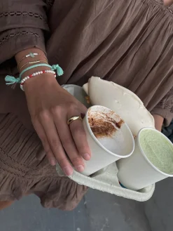 Les Soeurs Armband Fria Stone Natural Discount