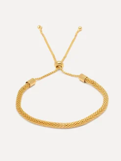 Les Soeurs Armband Harry Mesh Gold Clearance