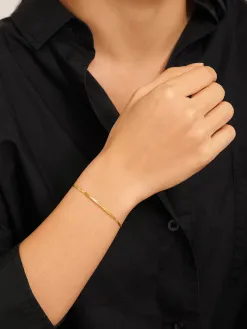 Les Soeurs Armband Hugo Snake Chain Gold Fashion