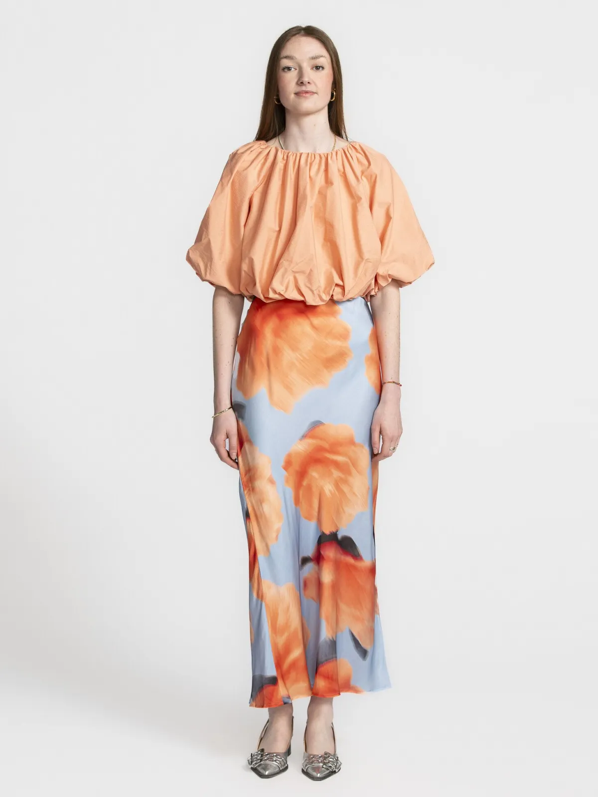 Les Soeurs Ballon blouse Bradley Peach Discount