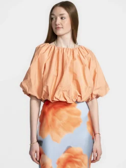 Les Soeurs Ballon blouse Bradley Peach Discount