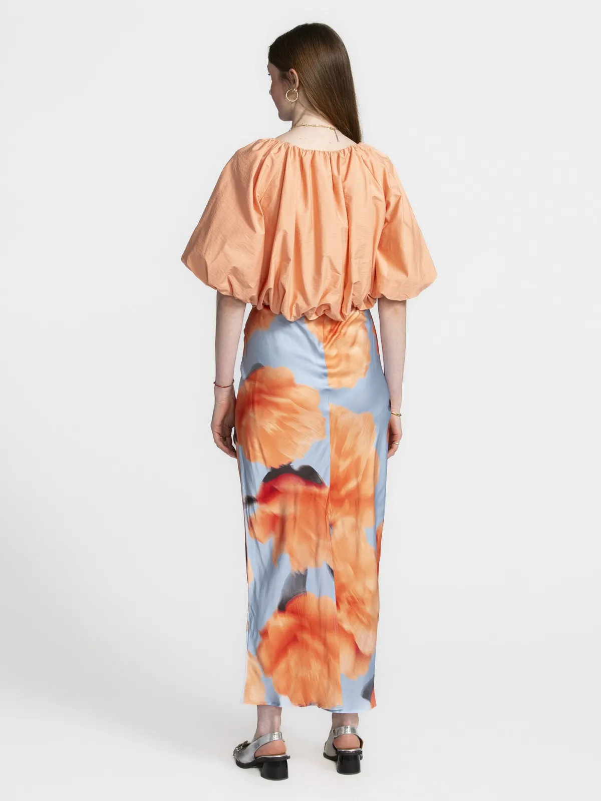 Les Soeurs Ballon blouse Bradley Peach Discount