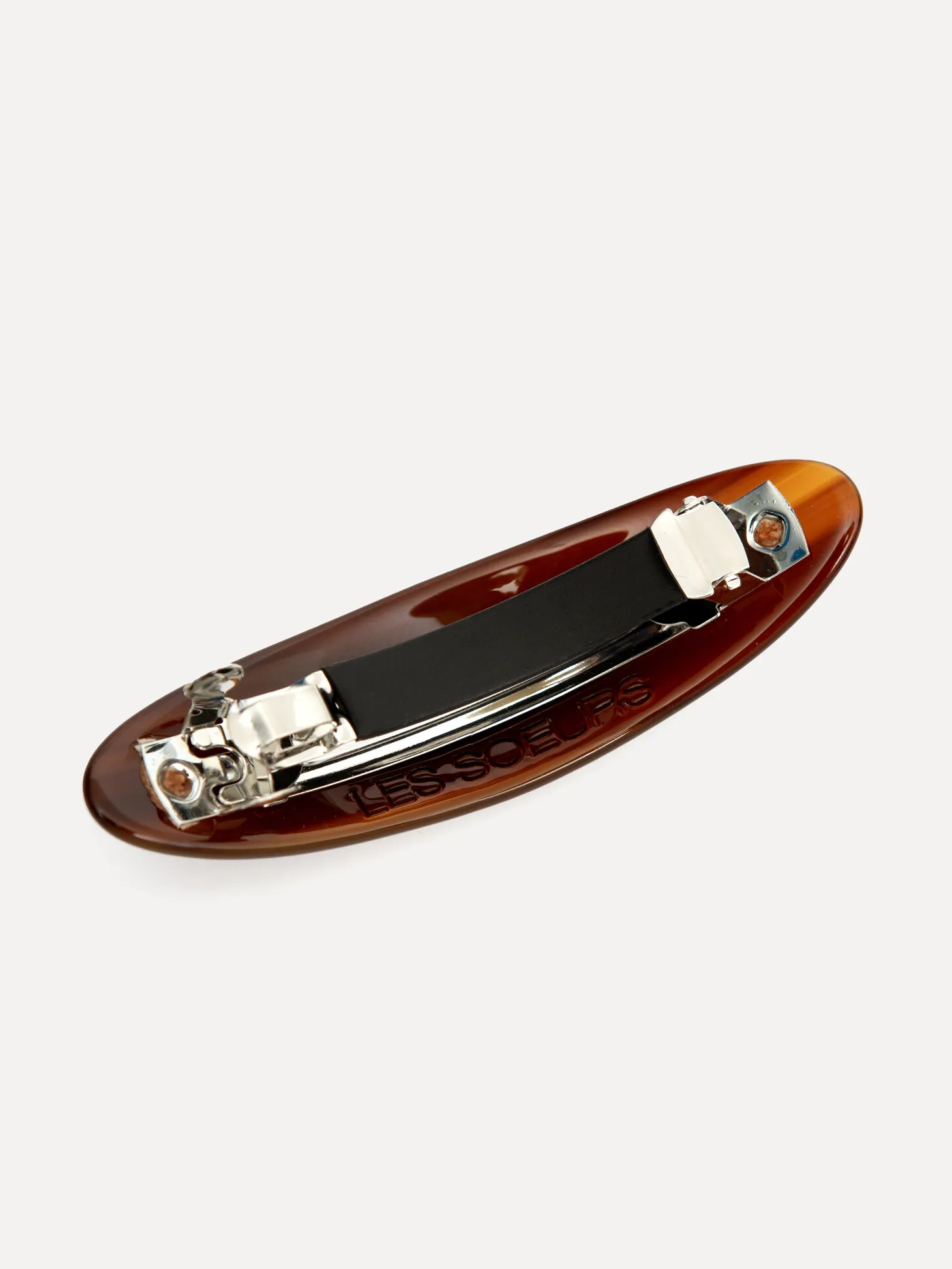 Les Soeurs Barrette haarspeld ovaal resin Brown Sale