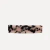 Les Soeurs Barrette haarspeld rechthoekig resin Light+Tortue New