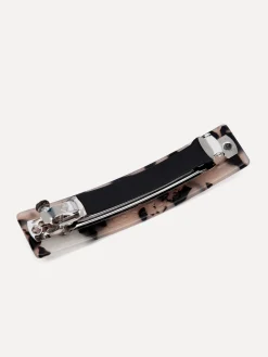 Les Soeurs Barrette haarspeld rechthoekig resin Light+Tortue New