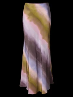 Selected Bedrukt maxi rok Gafrid Cornflower+Blue Discount