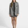 Edited Blazer met broche Kainoa Grey+Melange Online
