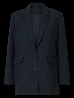 Selected Blazer Rita Dark+Sapphire+Stripe Sale