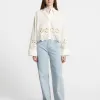 Edited Blouse met broderie Sophia Optic+White Online