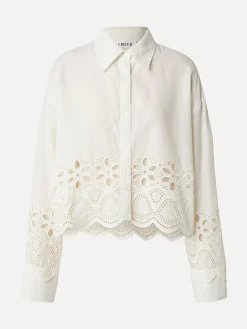 Edited Blouse met broderie Sophia Optic+White Online