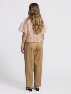 Edited Blouse met volants Tuala Rose+Smoke Best