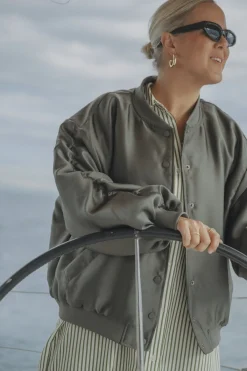 Les Soeurs Bomber met volants Reese Khaki Hot