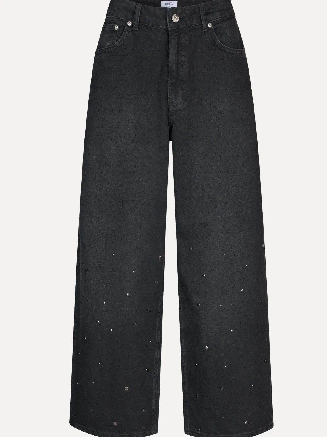 MBYM Broek met strass Gina Maya Dark+Grey+Wash Hot