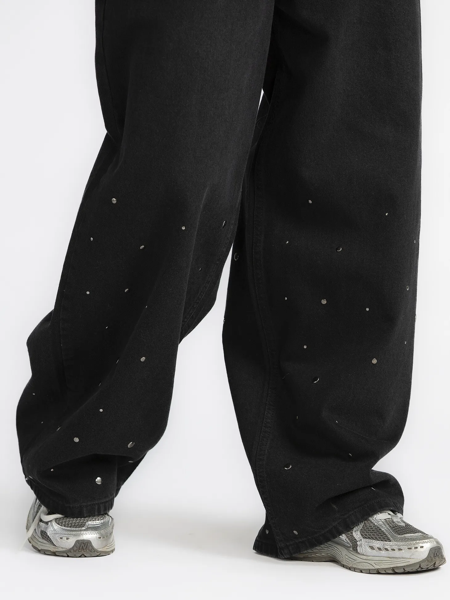 MBYM Broek met strass Gina Maya Dark+Grey+Wash Hot