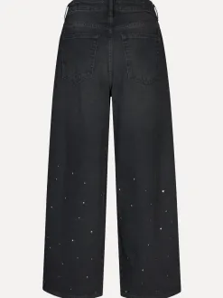 MBYM Broek met strass Gina Maya Dark+Grey+Wash Hot