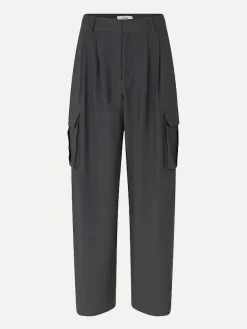 MBYM Cargo broek Valo Willah Charcoal+Melange Outlet