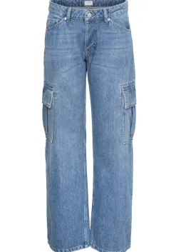 Les Soeurs Cargo Jeans Malu Blue Clearance
