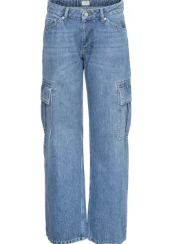 Les Soeurs Cargo Jeans Malu Blue Clearance