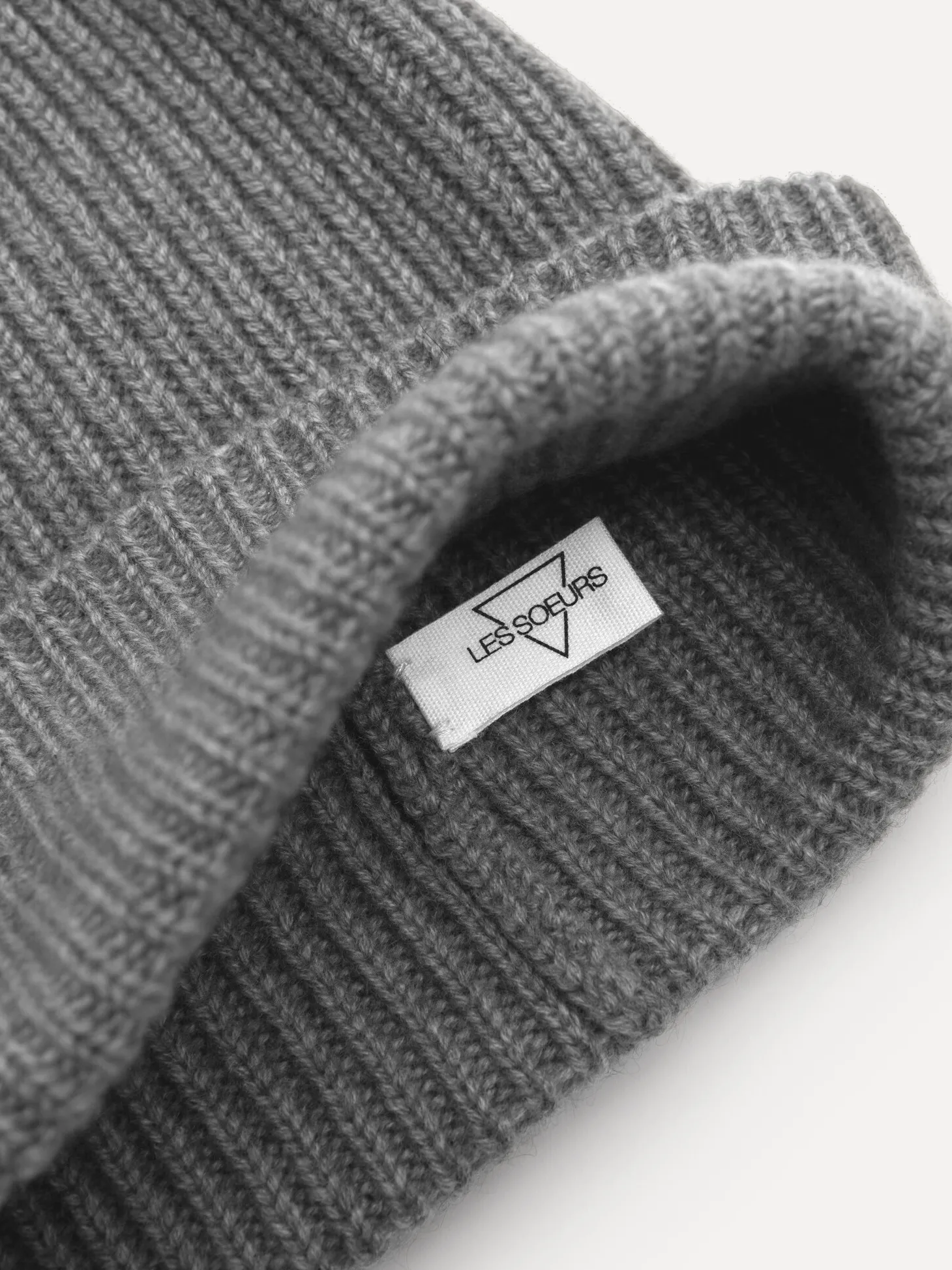 Les Soeurs Cashmere Beanie Pixie Grey+Melange Clearance