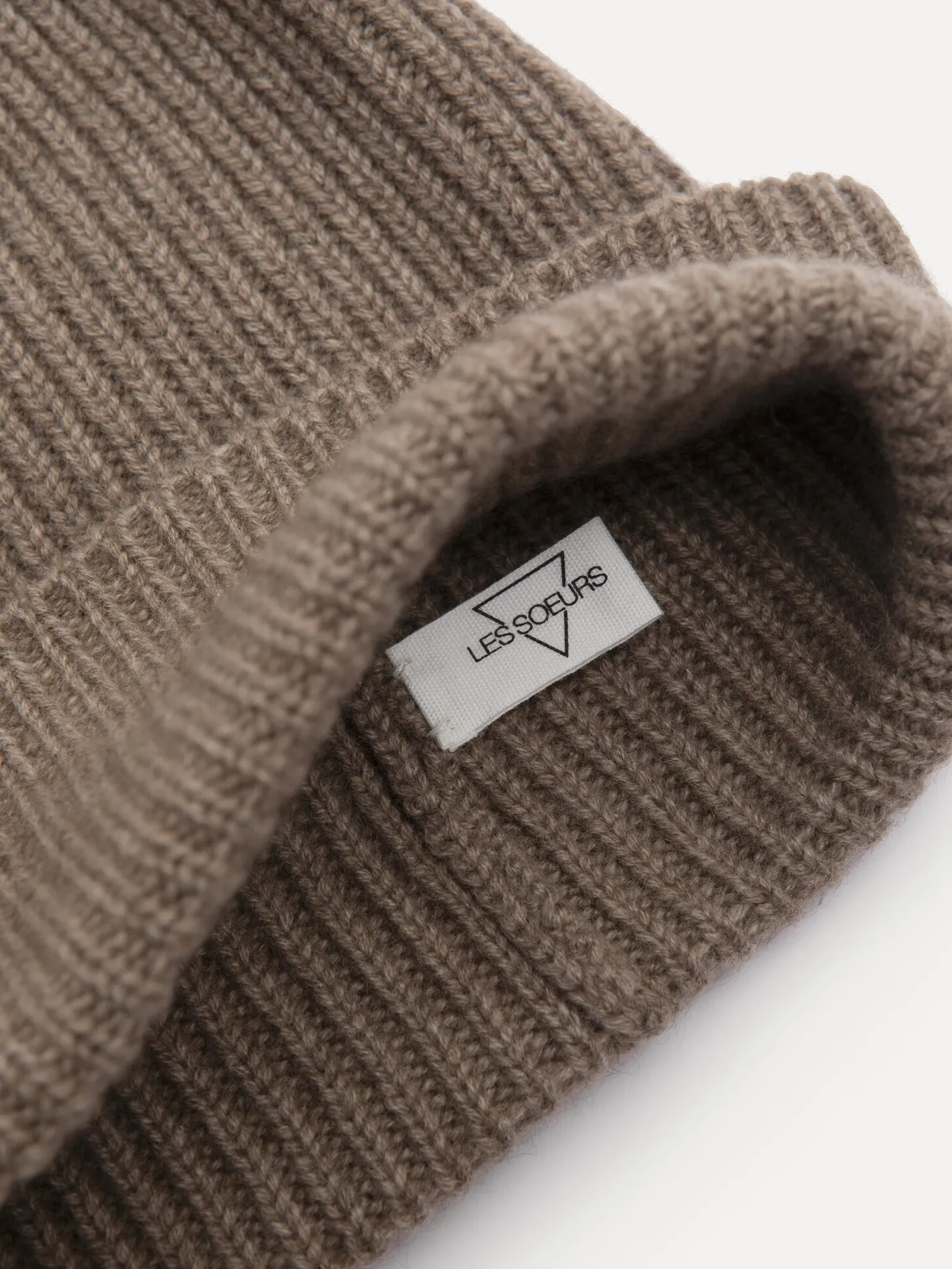 Les Soeurs Cashmere Beanie Pixie Beige+Melange Outlet