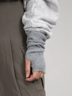 Les Soeurs Cashmere Handschoenen Rae Grey+Melange Clearance