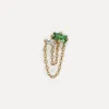 Les Soeurs Chain oorbel Lira Double Gem Gold Discount