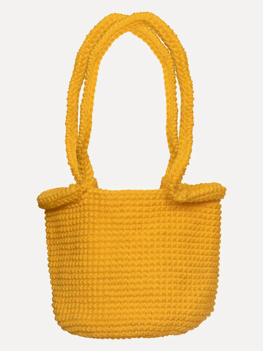 Les Soeurs Crochet shopper Elani Yellow Sale