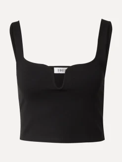 Edited Crop top Alami Black Clearance