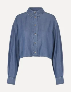 MBYM Cropped hemd Emele Talvi Mid+Vintage+Wash Best