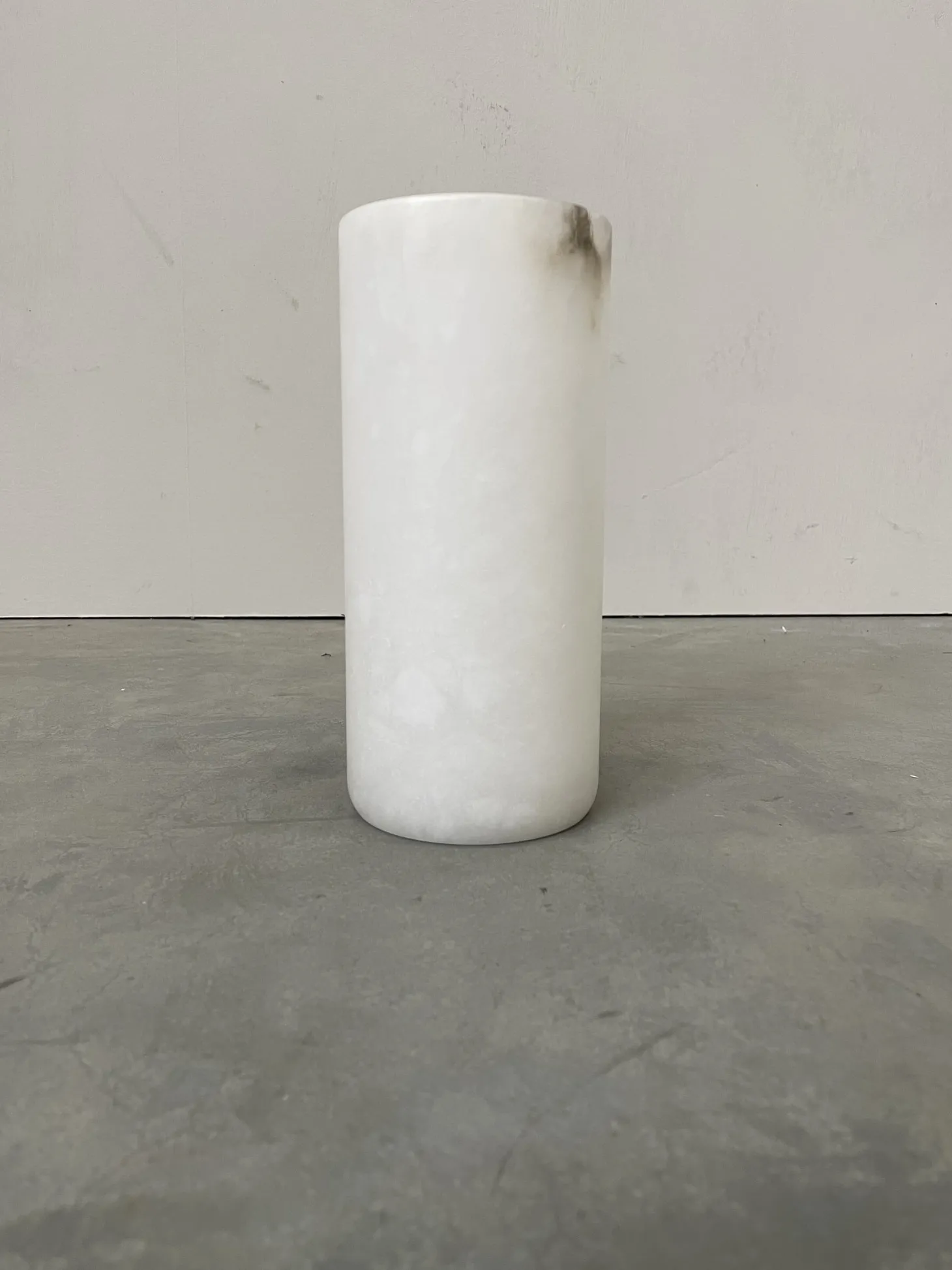Les Soeurs Cylinder Alabaster Waxinelichthouder (extra large) White Clearance