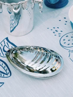 Anna + Nina Decoratieschaal The World is Your Oyster Silver Clearance