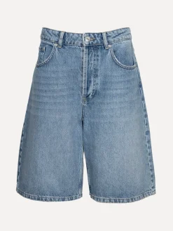 Les Soeurs Denim bermudashort Robert Mid+Blue+Denim Online