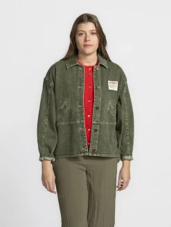 American Vintage Denimjack Uzatown Olive Outlet