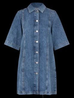 MBYM Denimjurk Balami Mid+Blue+Vintage Discount