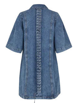 MBYM Denimjurk Balami Mid+Blue+Vintage Discount