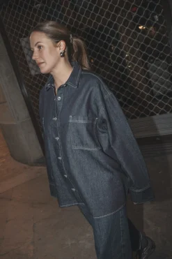 Les Soeurs Denimshirt Steven Indigo+Denim Discount