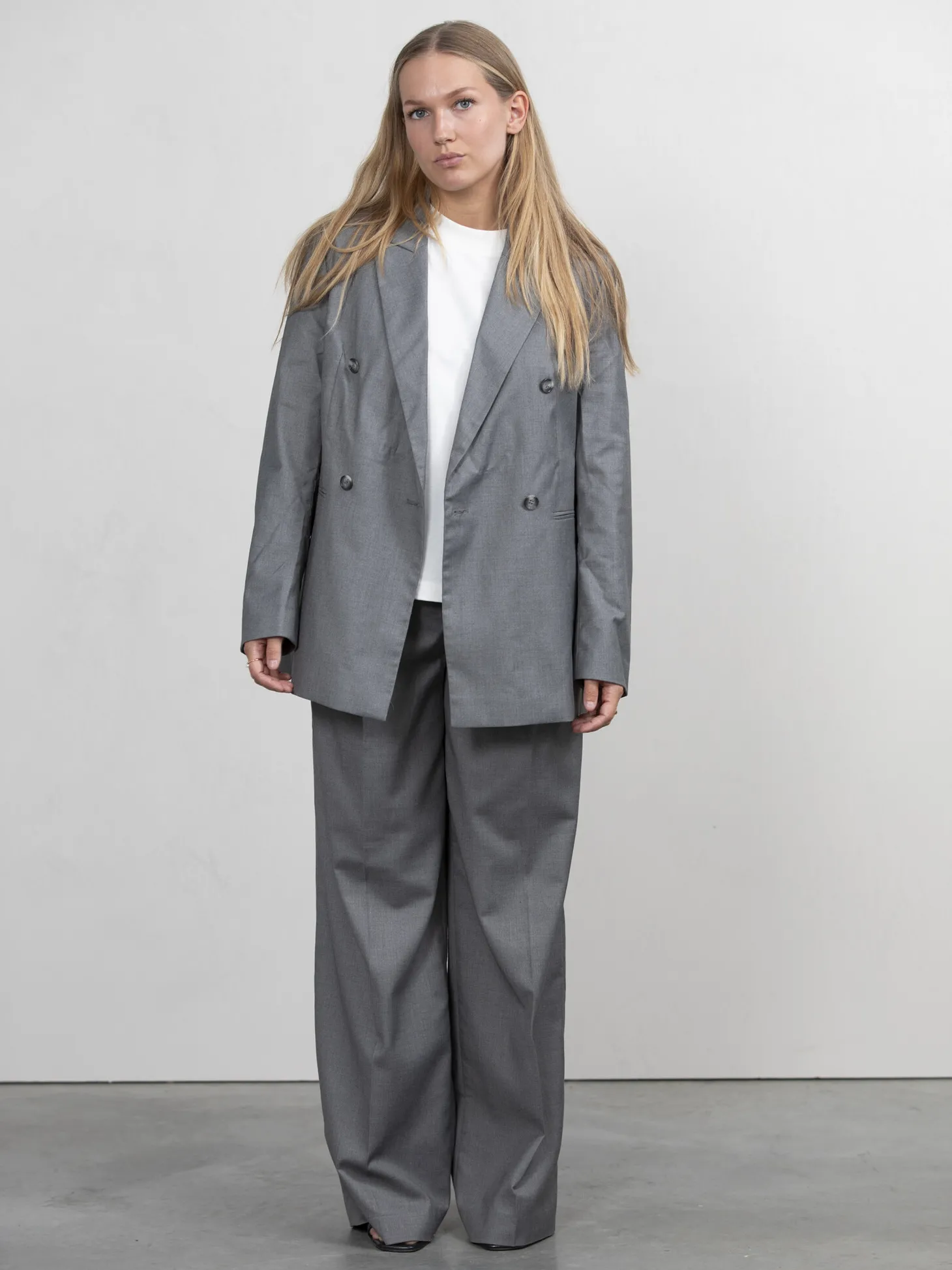 Les Soeurs Double-breasted blazer Ariana Grey New