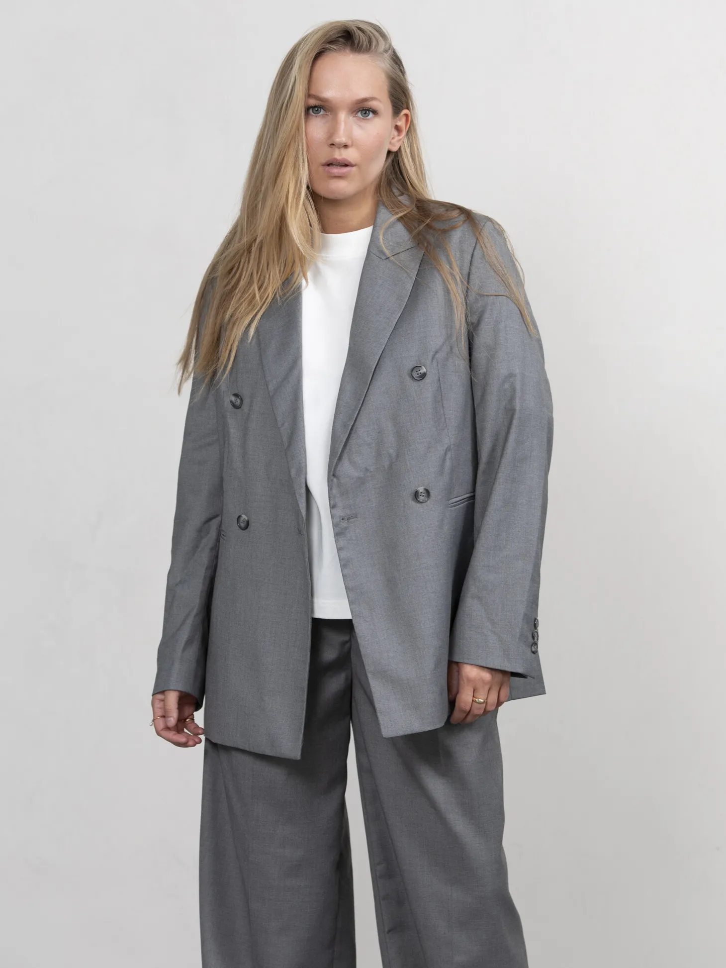 Les Soeurs Double-breasted blazer Ariana Grey New