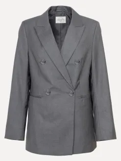 Les Soeurs Double-breasted blazer Ariana Grey New