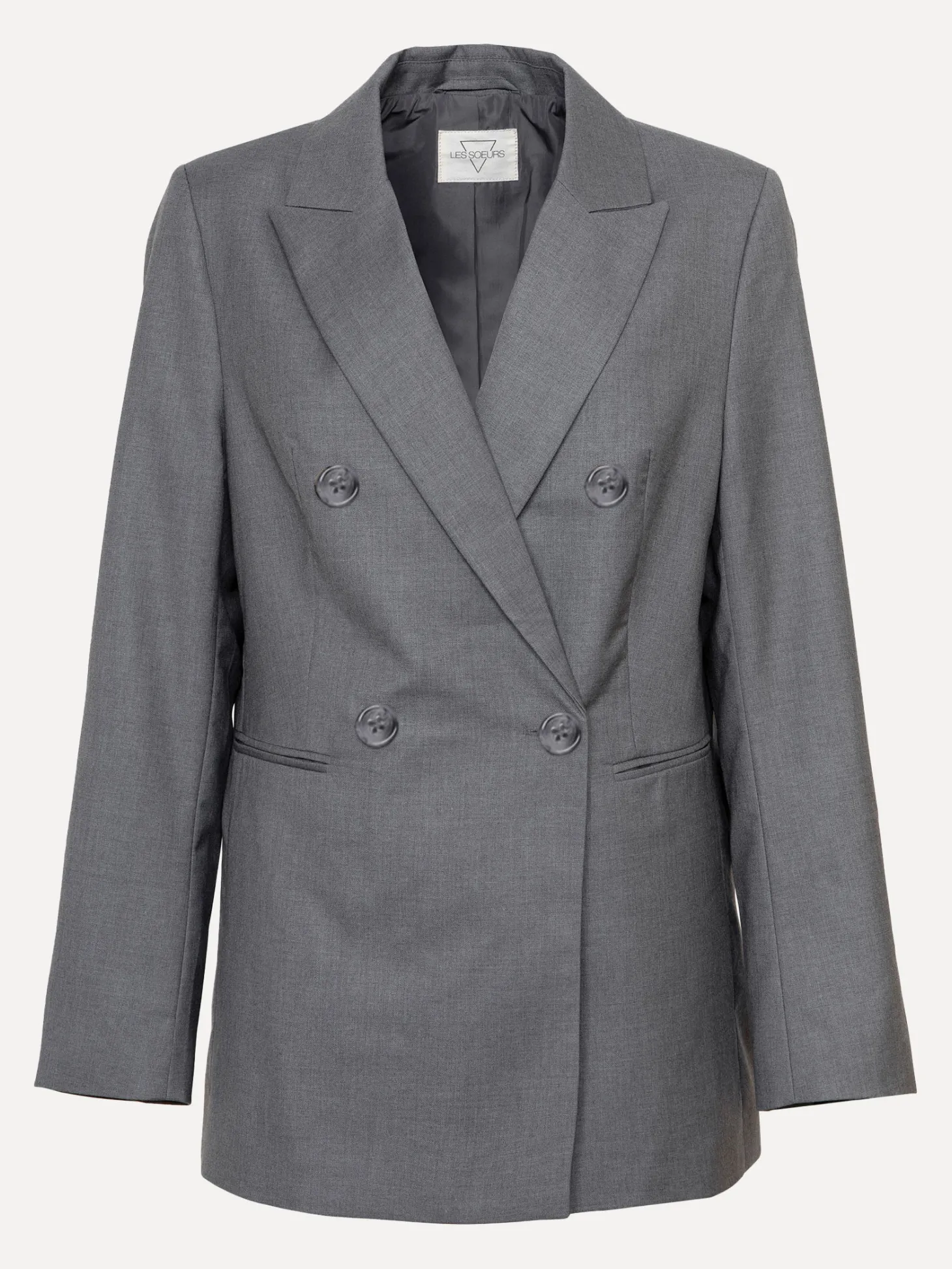 Les Soeurs Double-breasted blazer Ariana Grey New