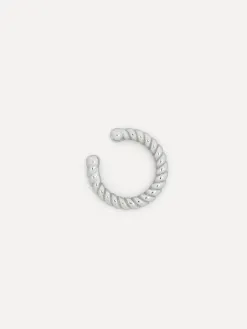 Les Soeurs Ear Cuff June Twisted Silver Outlet