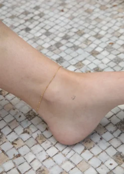 Les Soeurs Enkelbandje Helle Mini Dots Gold Sale