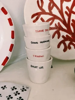 Anna + Nina Espressokop I Love You Clearance