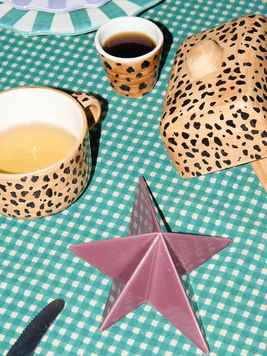 Anna + Nina Espressokopje Leopard Brown Online