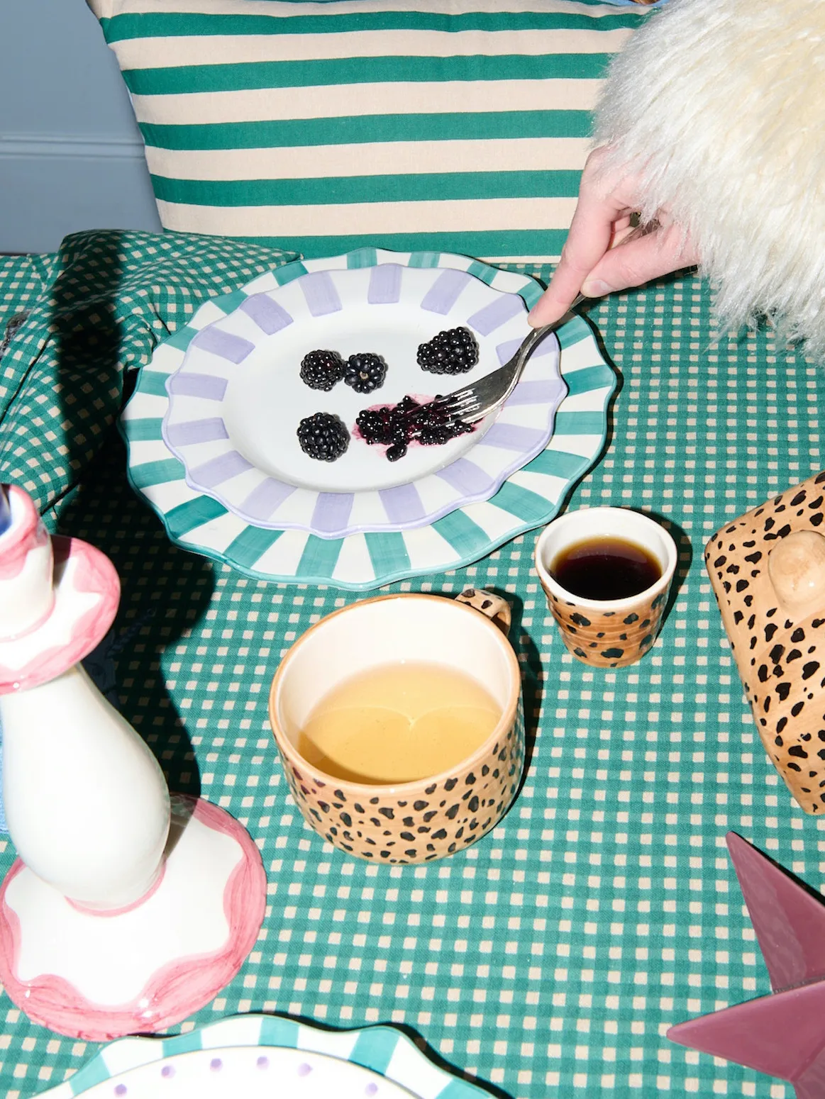 Anna + Nina Espressokopje Leopard Brown Online
