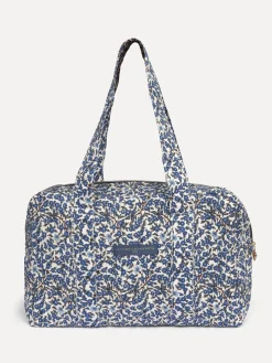 Le Marais Gebloemde shopper Indie Dark+Blue Online