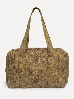 Le Marais Gebloemde shopper Indie OchreGreen Clearance