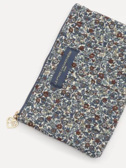 Le Marais Gebloemde toilettas Iza BlueBurgundy Clearance