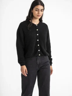 American Vintage Gebreide cardigan Vitow Noir Discount