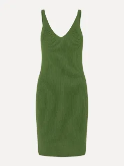 MBYM Gebreide Midi-jurk Concetta Serenity Kale+Green Online